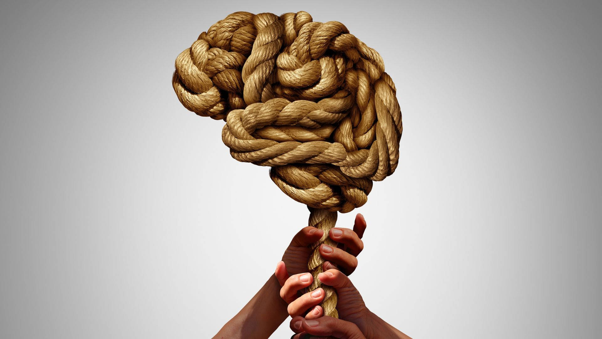 Unraveling The Complexity Of The Brain - Conceptual Psychology Illustration Background