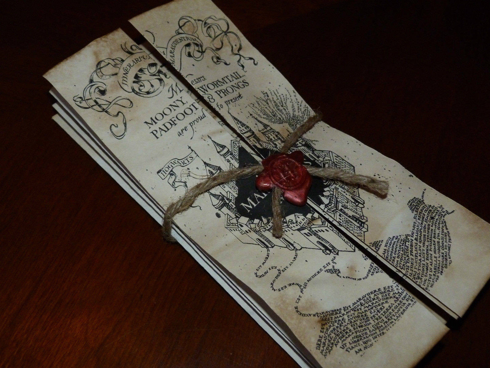 Unsealed Marauders Map