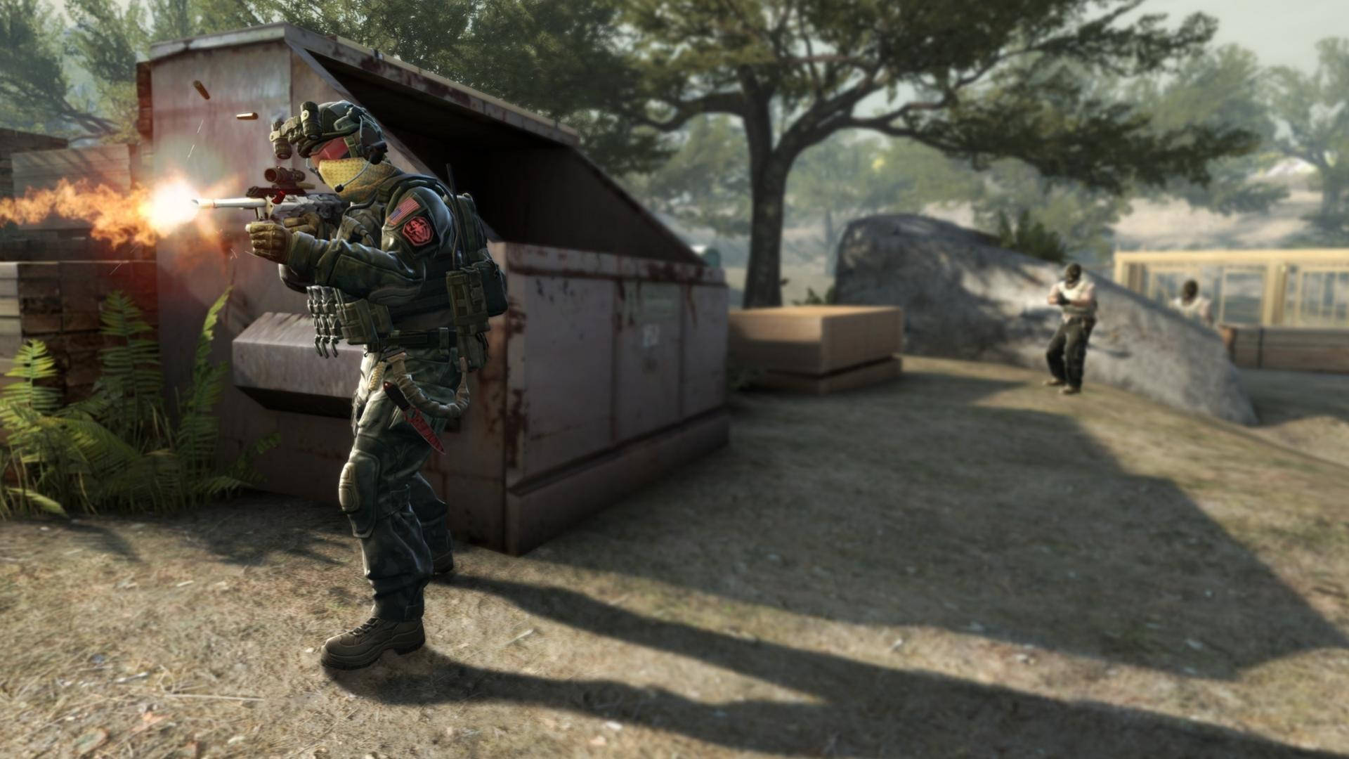 Unseen Action Behind The Dumpster In Counter-strike: Global Offensive