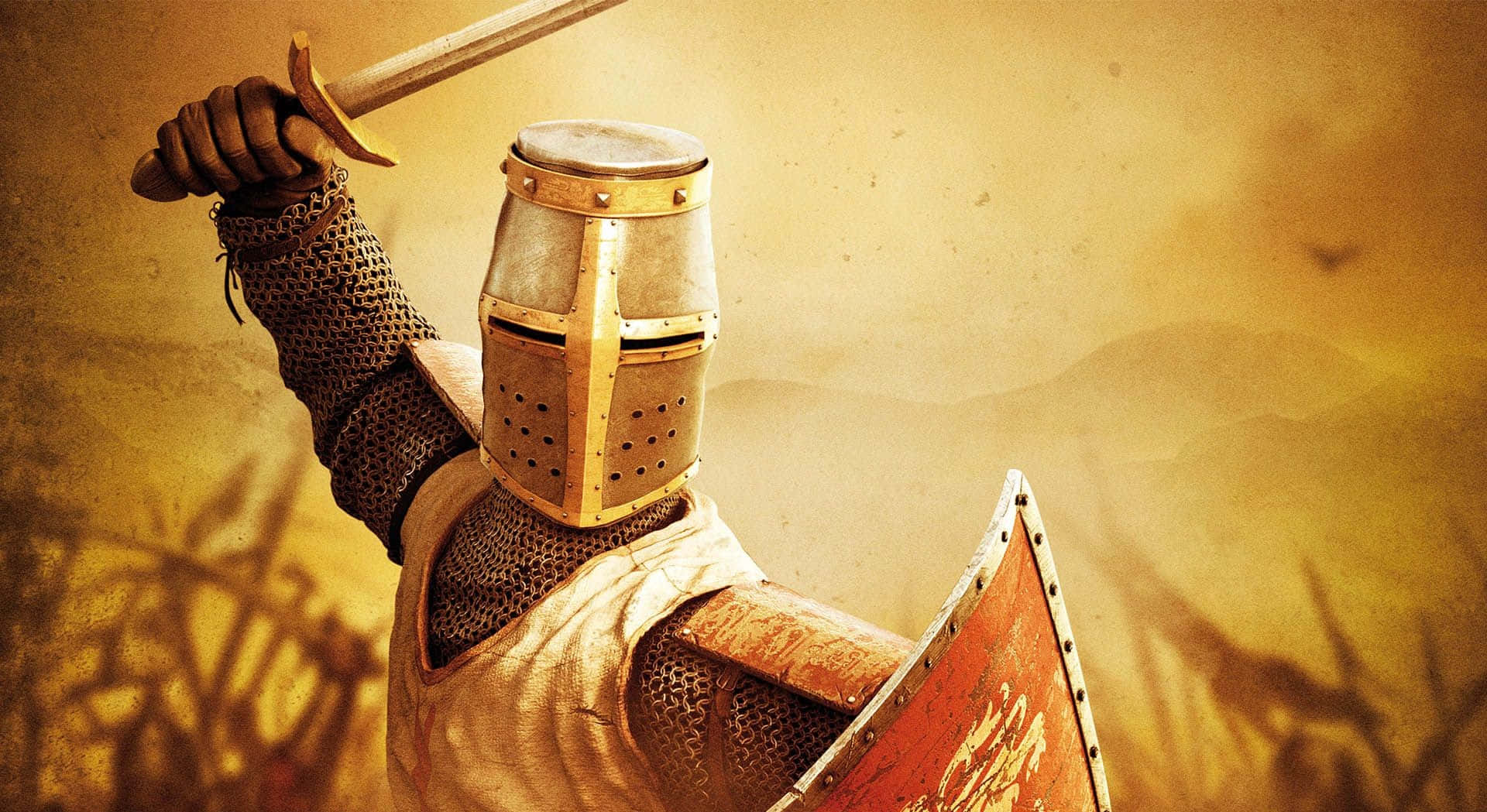 Unstoppable Courage And Bravery Background