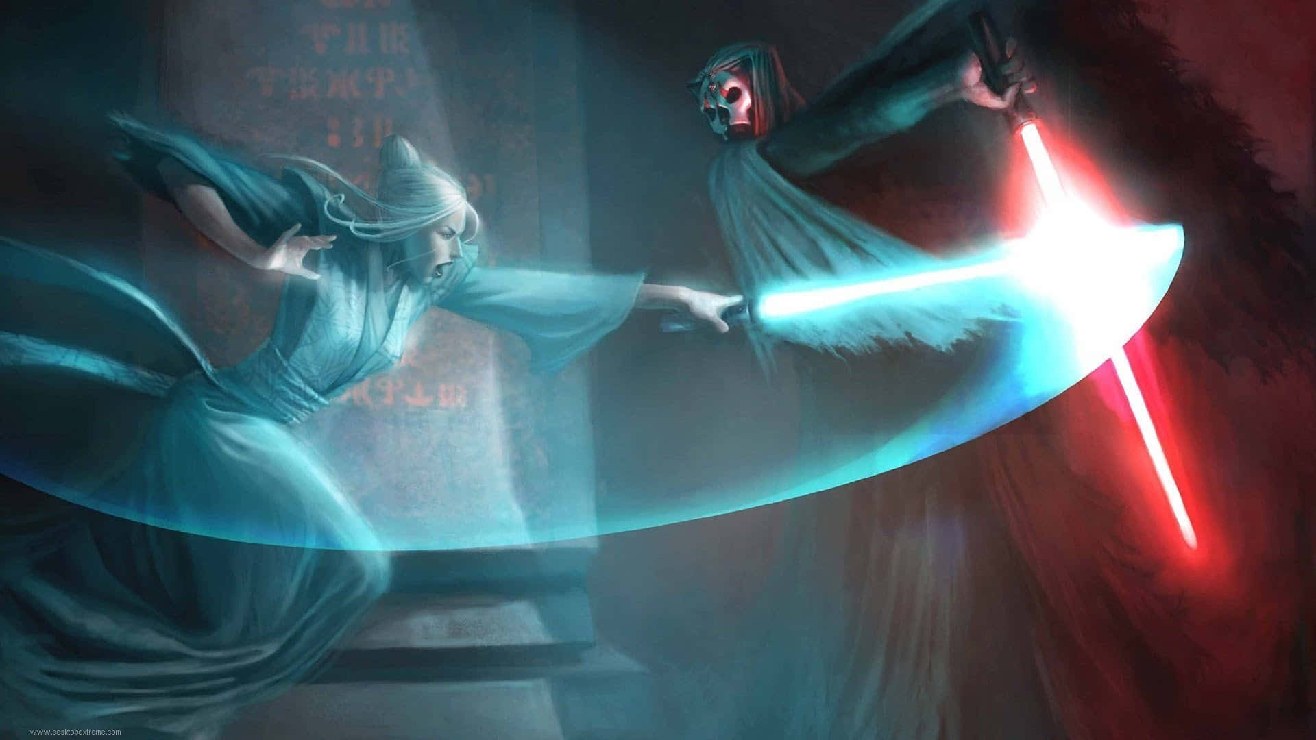 Unstoppable Power Of Dark Side Of The Force Background
