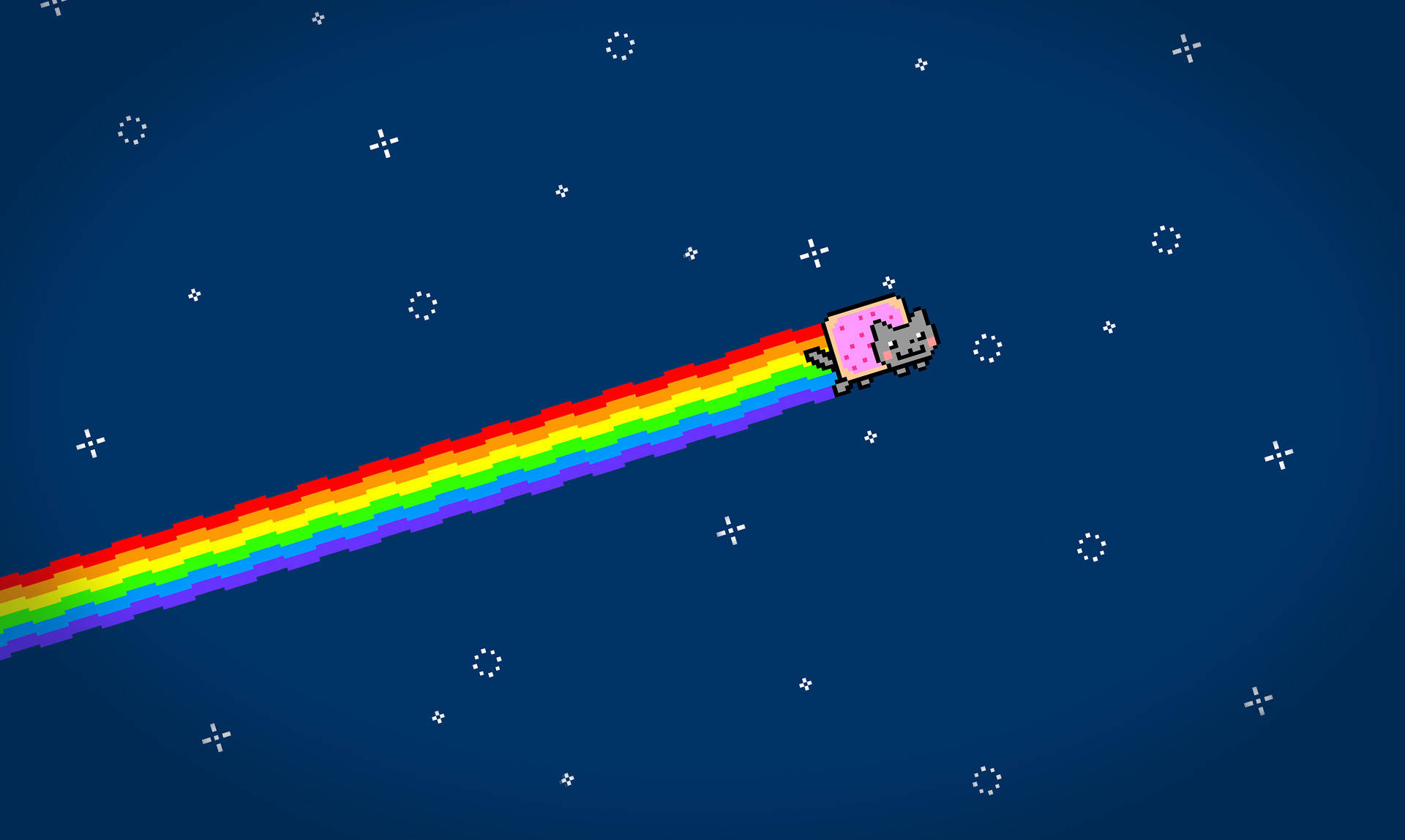 Unstoppable Power Of Nyan Cat Background