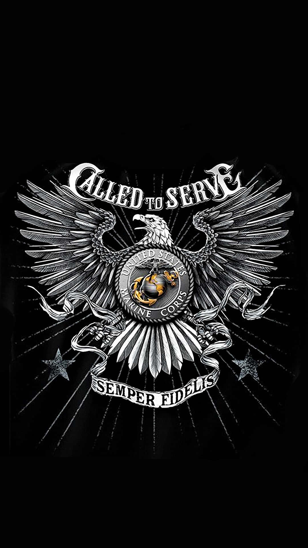 Unstoppable Resolve Of The United States Marine Corps Background