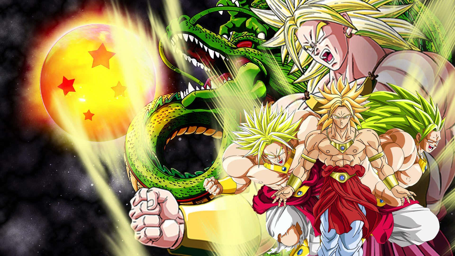 Unstoppable Super Saiyan - Broly Background