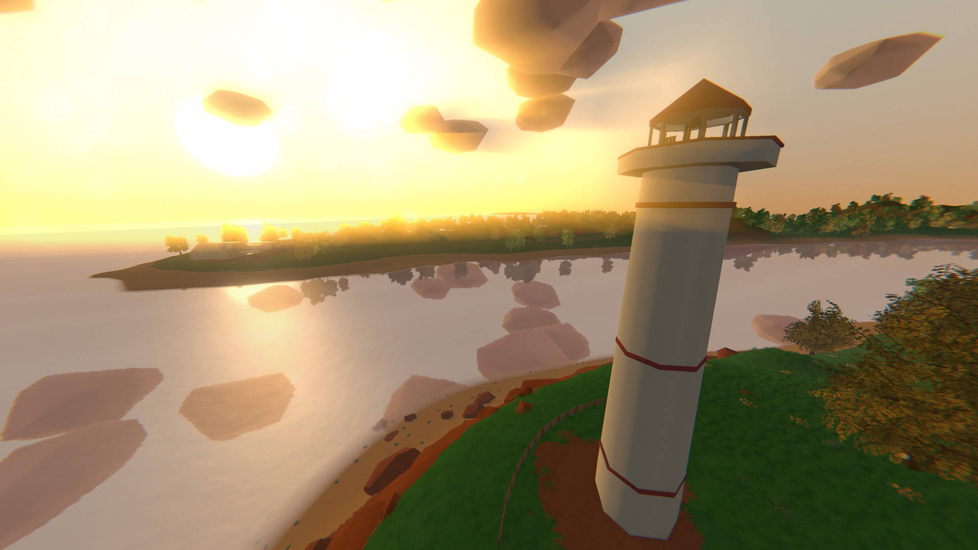 Unturned Scenic Video Game Landscape