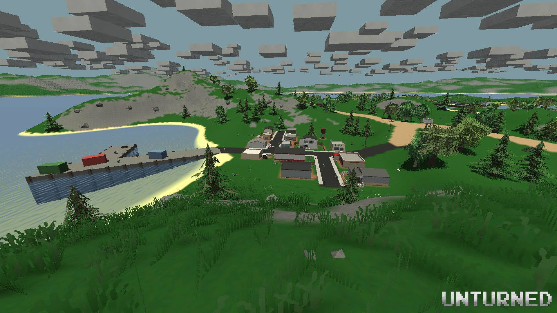 Unturned Washington Port Map Background