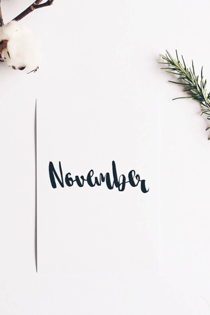 Unveil The Magic Of November With This Trendy Iphone Background