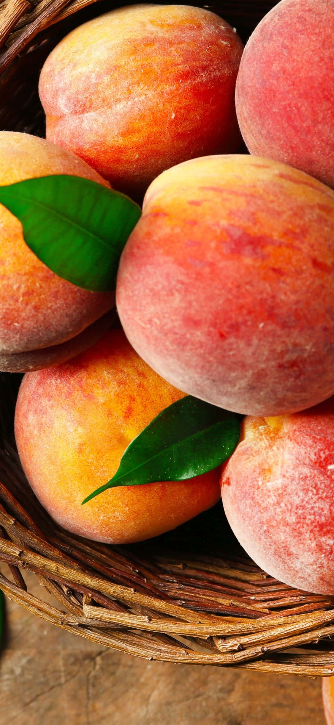 Unveil Your Bright And Vibrant Peach Iphone Background