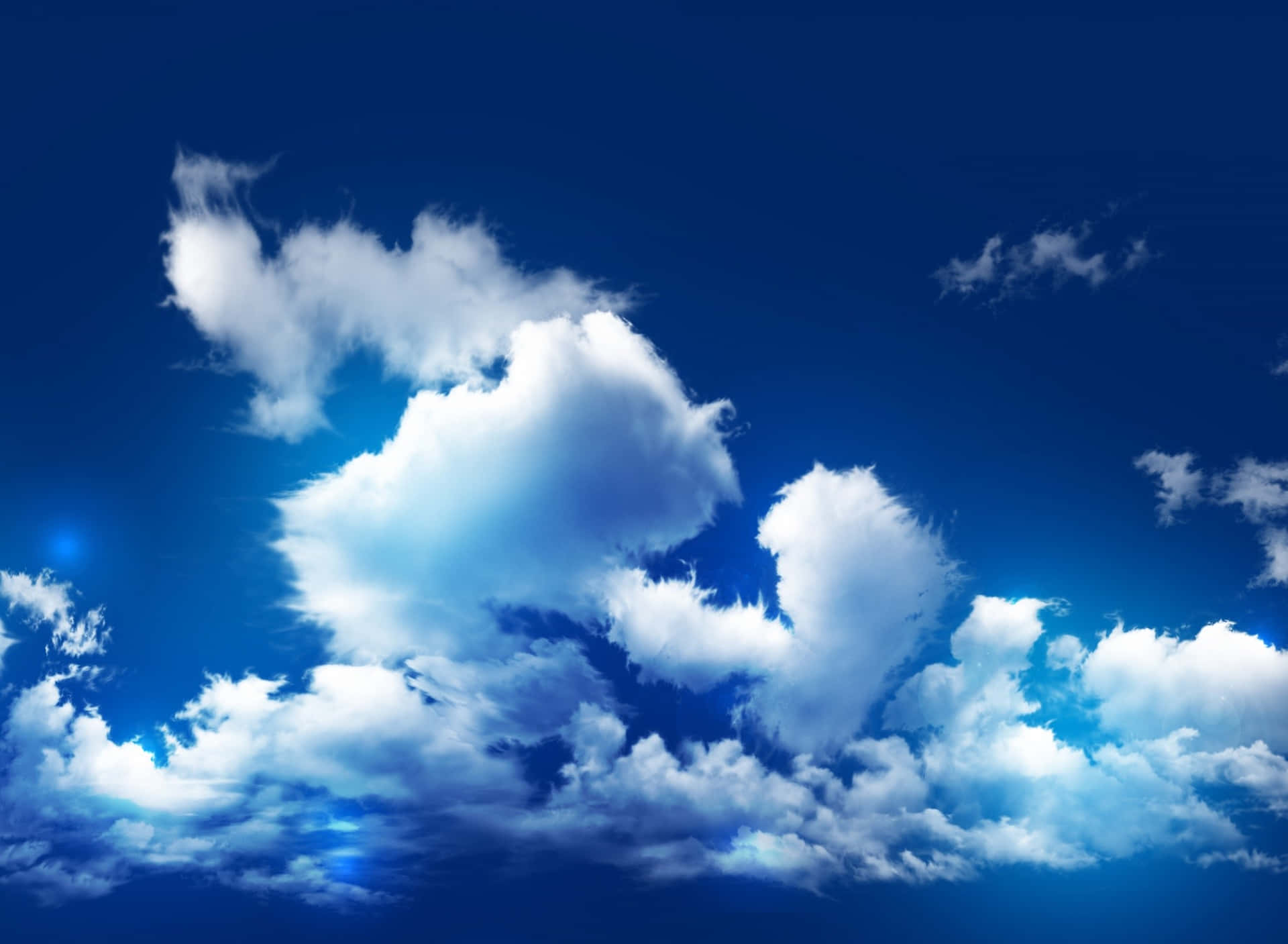 Unveiling Mystery - Aerial View Of Dense Cloud Cover Background