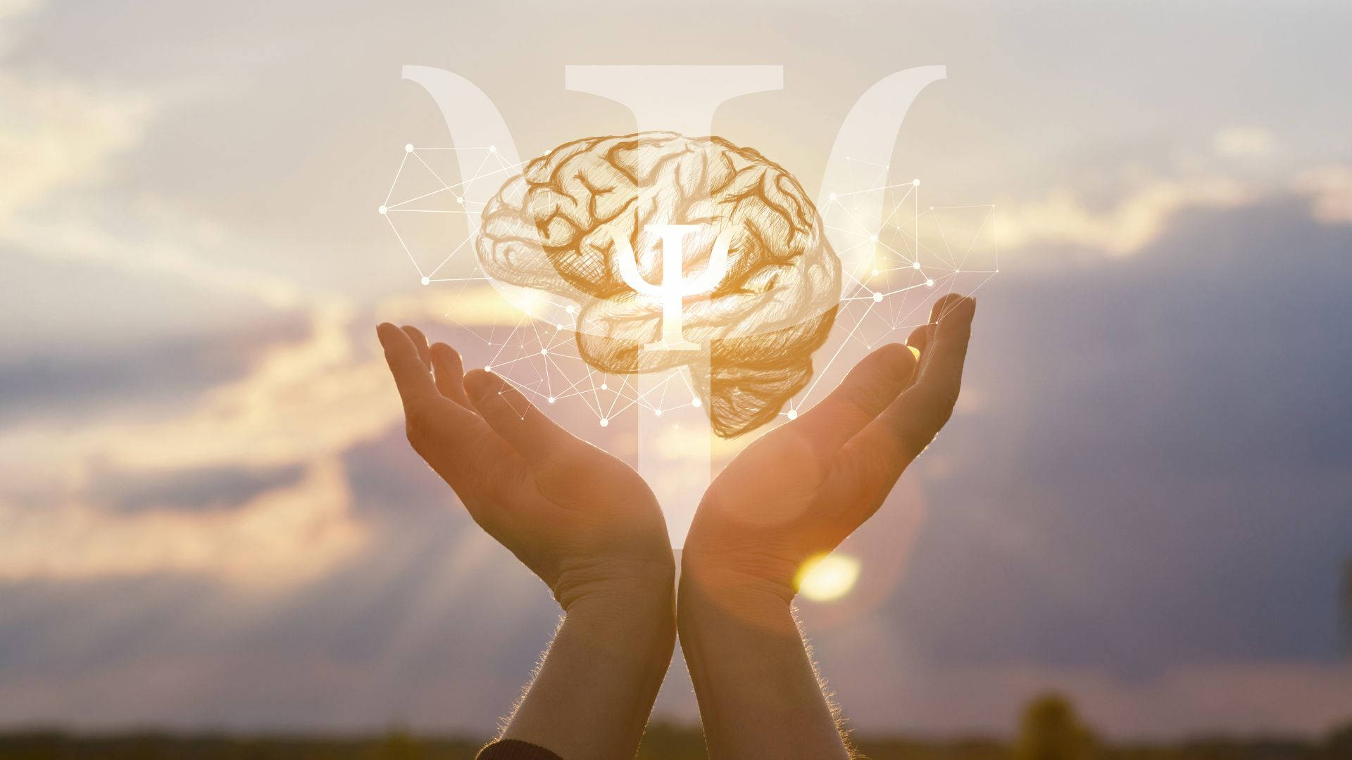 Unveiling The Human Mind: Logo Of Psychology Background