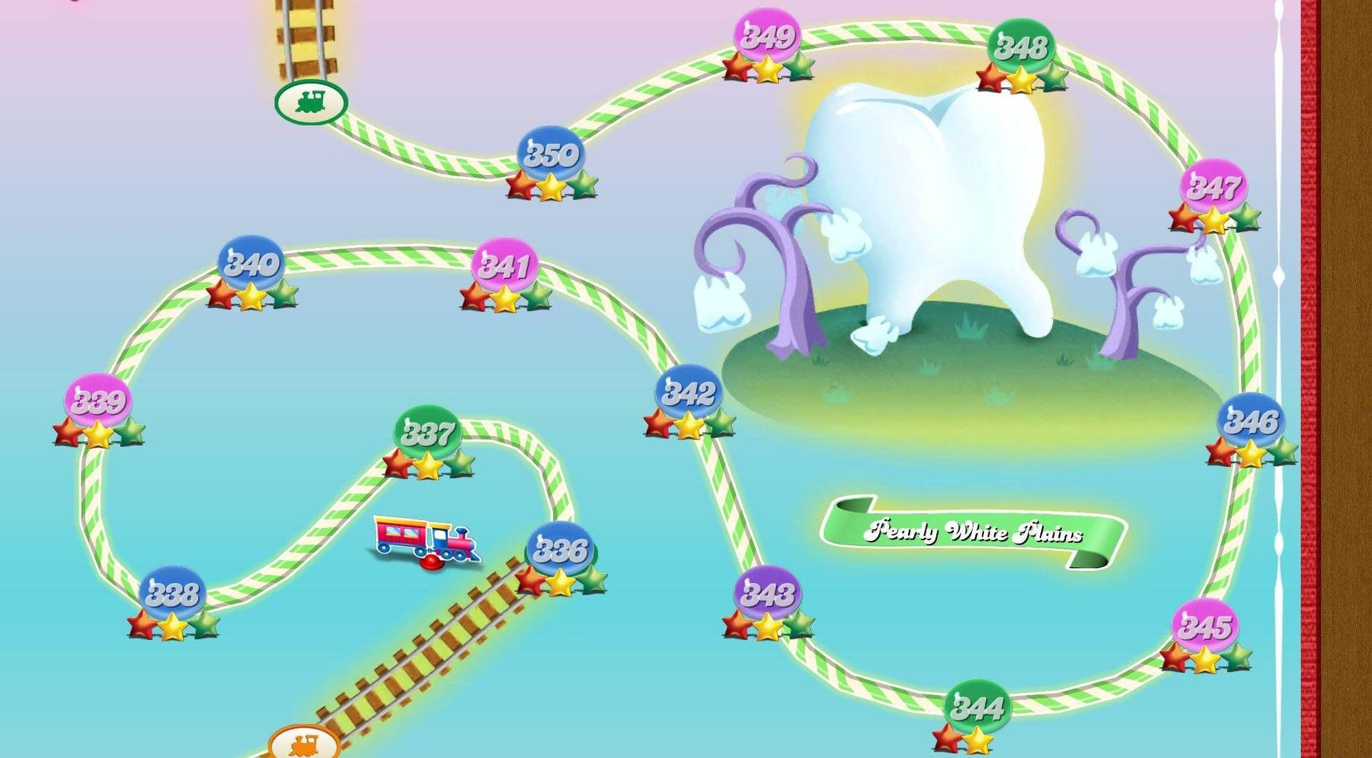 Unveiling The Pearly White Plains Of Candy Crush Saga Background