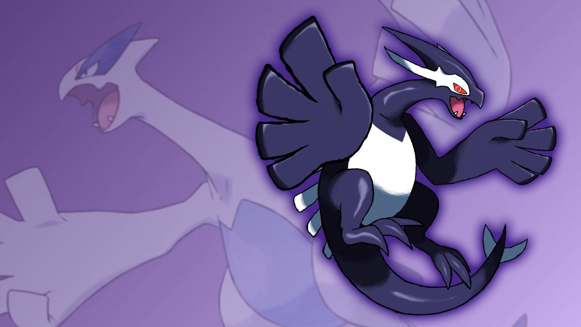 Unveiling The Shadowy Glacier Form Of Lugia Background