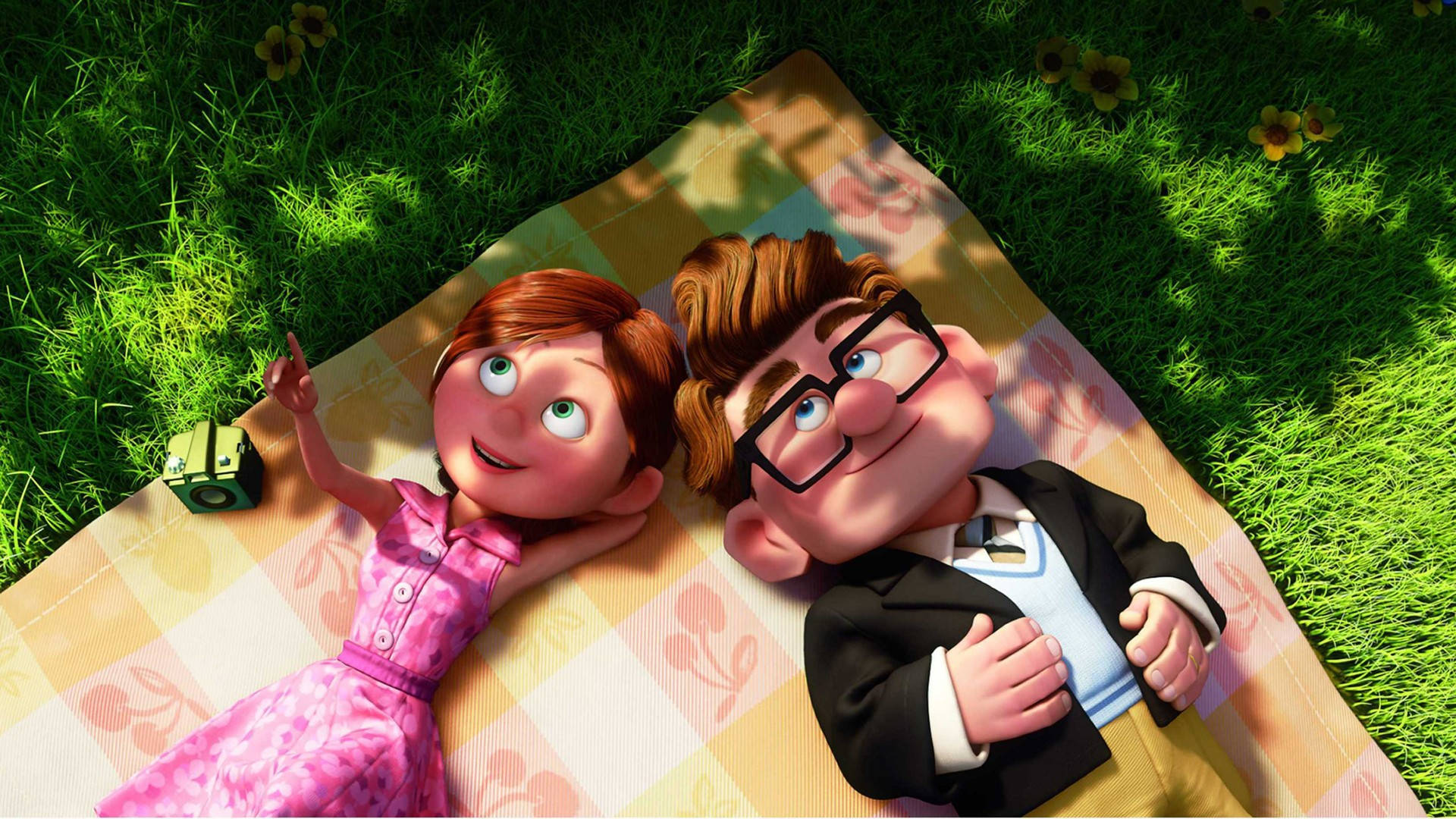 Up Carl And Ellie Married Life Background
