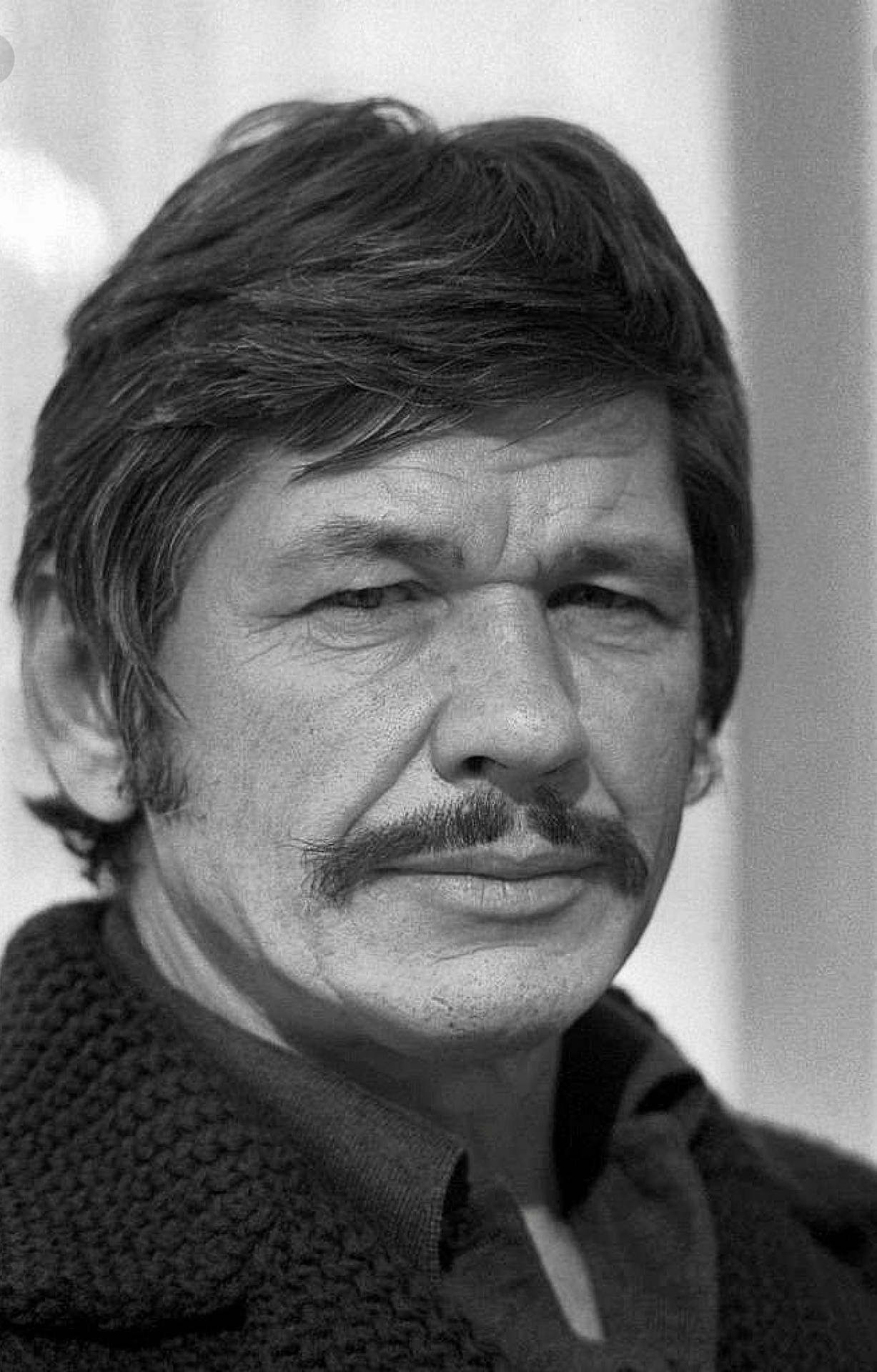 Up-close Look At Legendary Actor Charles Bronson Background