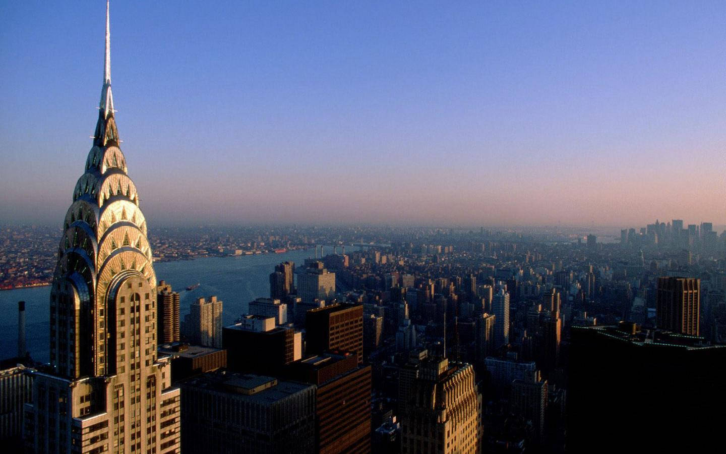 Up-close Manhattan Empire State Building