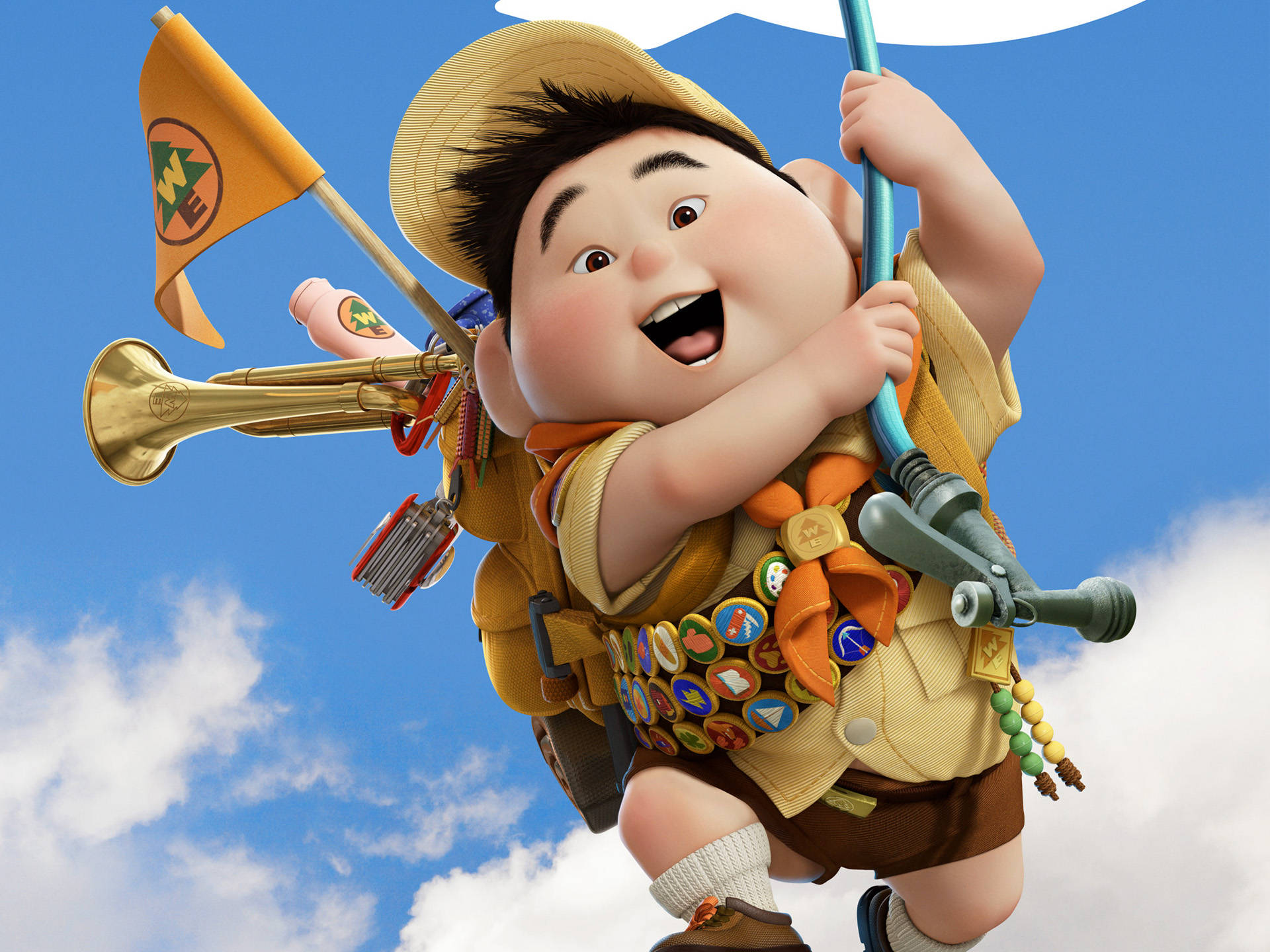 Up Movie Russell Close-up Background