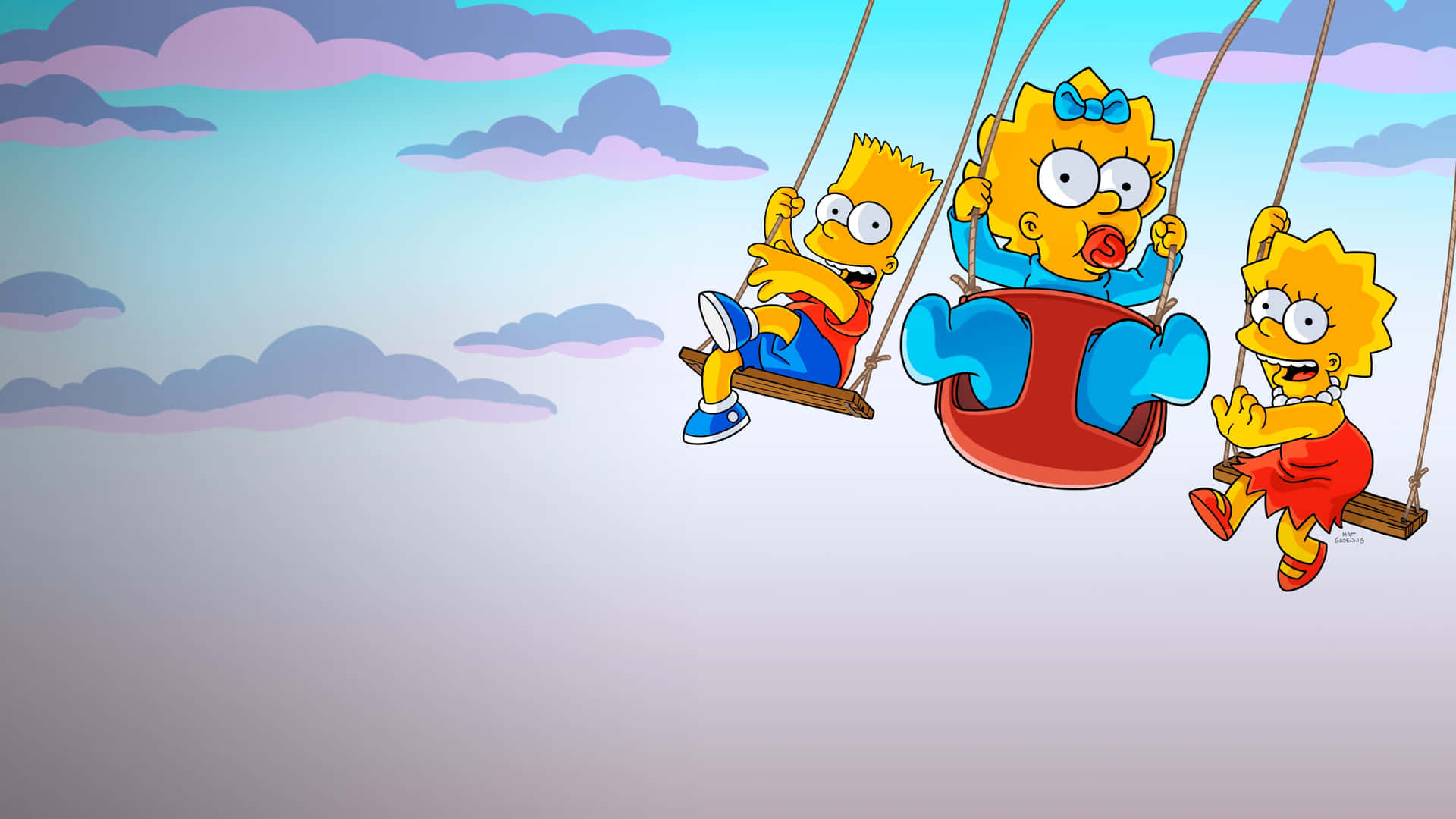 Upgrade To A Simpsons-inspired Computer! Background