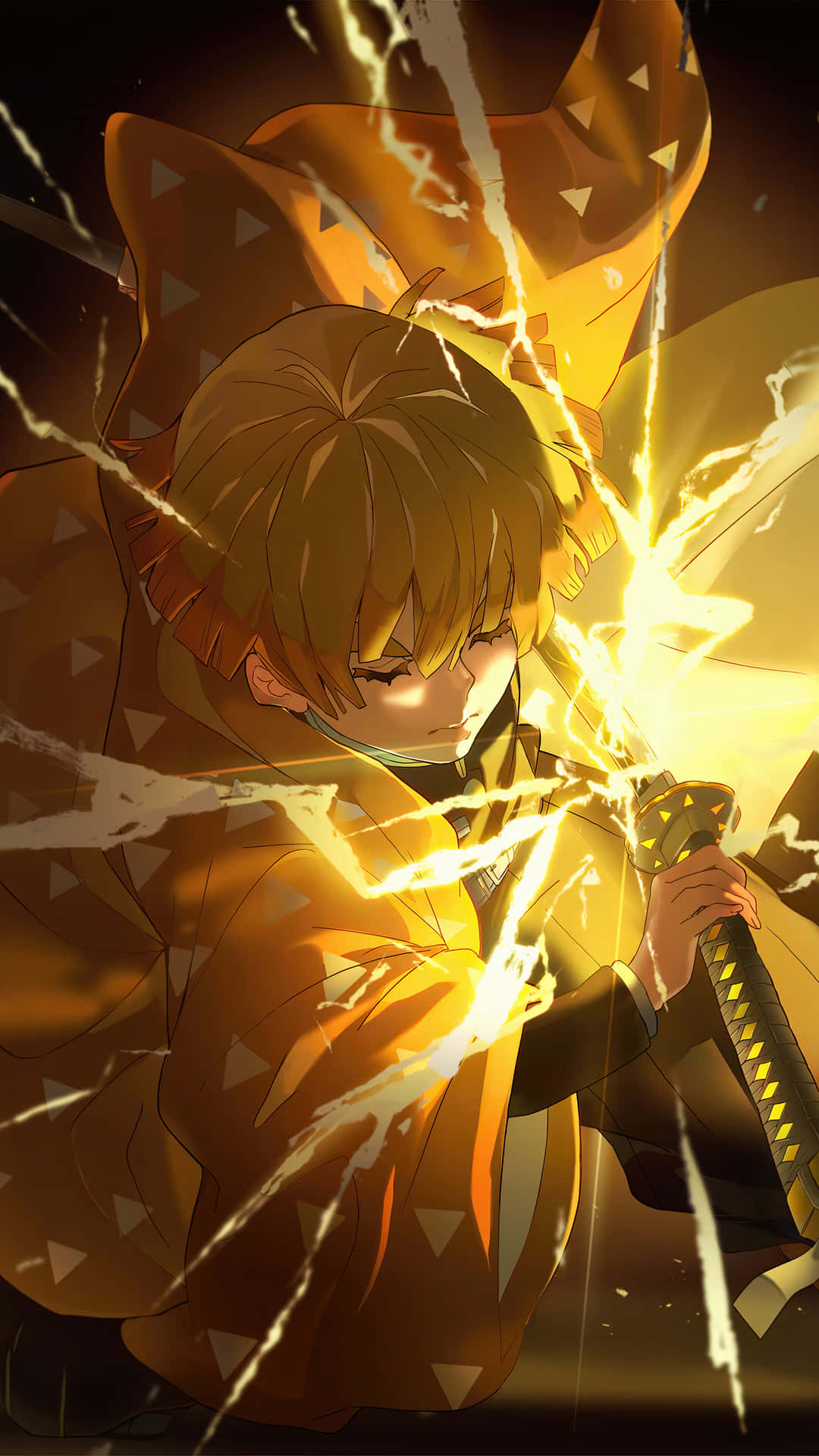 Upgrade To The Zenitsu Phone For Smooth Operations Background