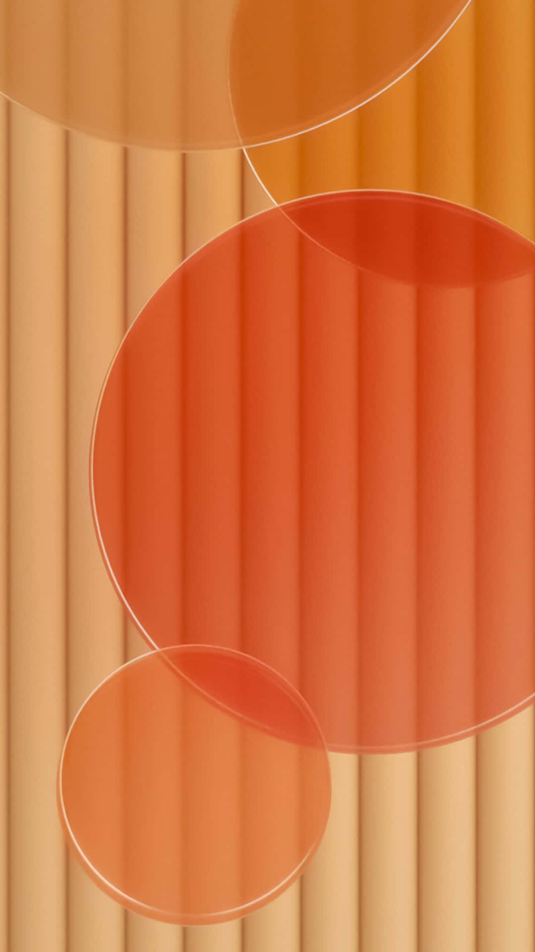 Upgrade Your Apple Device With The Peach Iphone Wallpaper Background