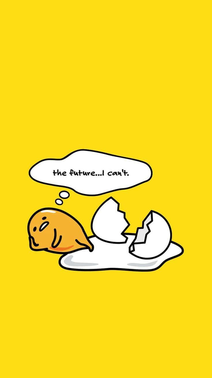 Upgrade Your Desk With The Gudetama Computer For An Adorable Experience! Background