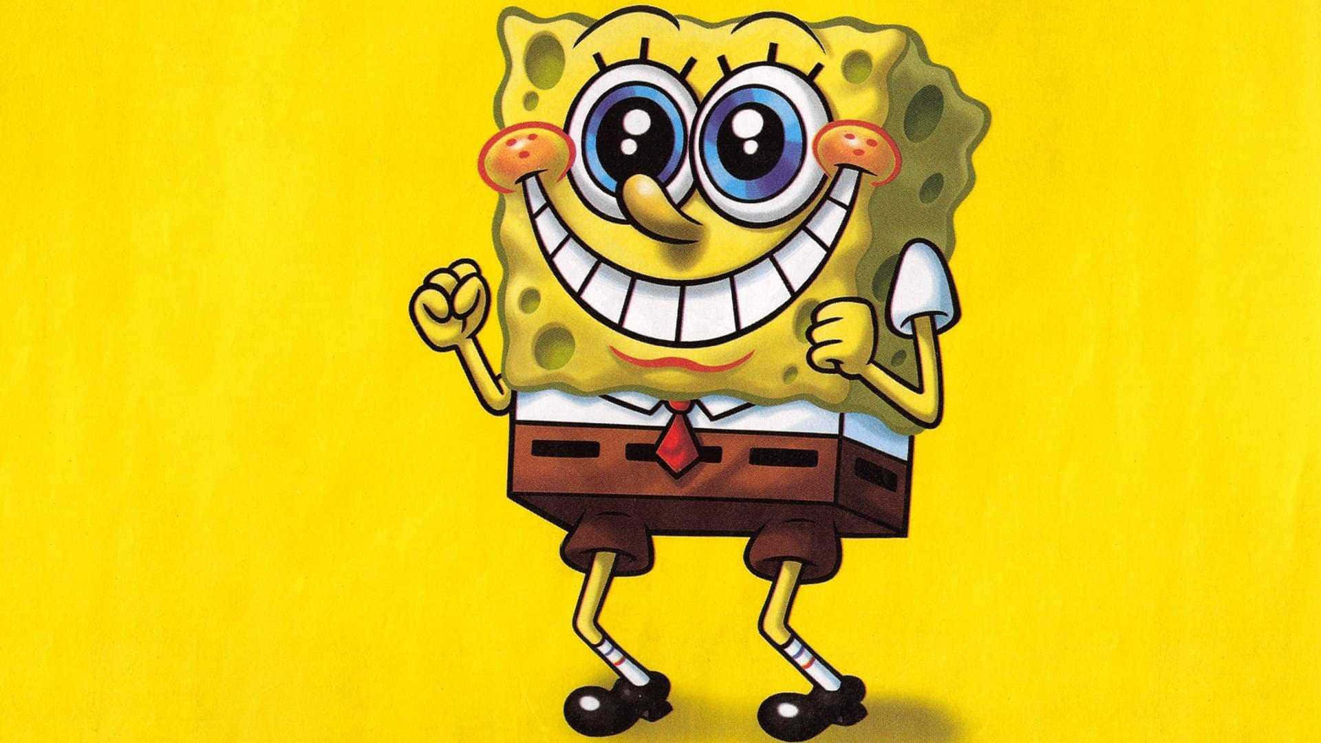 Upgrade Your Laptop With An Aesthetically Pleasing Spongebob Design! Background