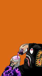 Upgrade Your Phone With Bape's Limited Edition Iphone 6 Background