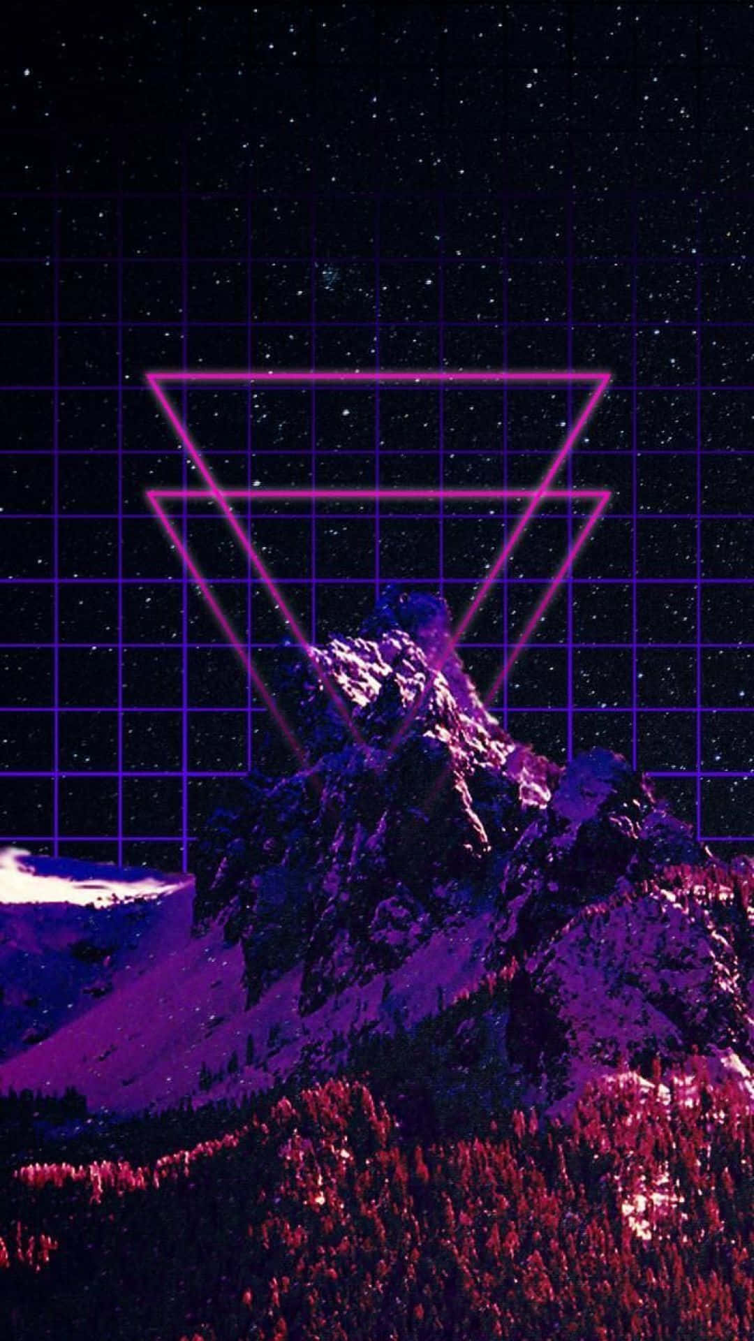 Upgrade Your Style With Vaporwave Iphone. Background