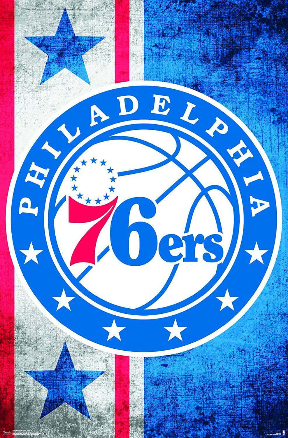 Upgrade Your Team Spirit With The Official76ers Nba Iphone Case Background