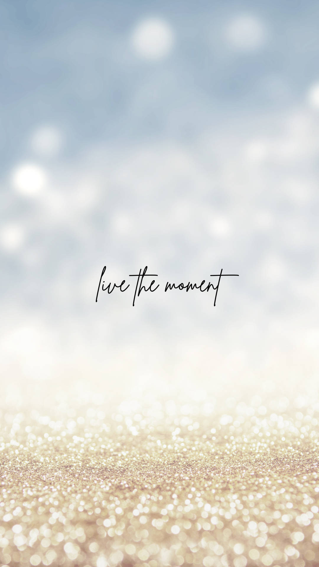Uplifting Message - Live The Moment Background