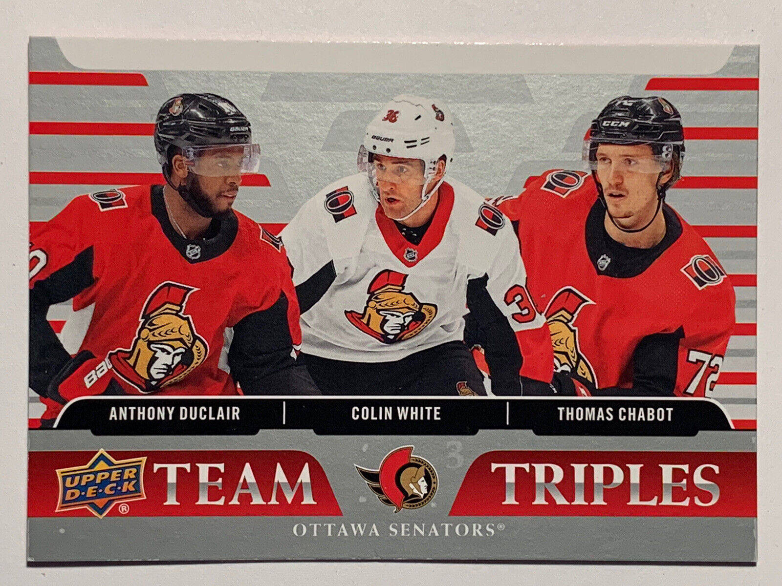 Upper Deck Team Ottawa Senators Thomas Chabot Background