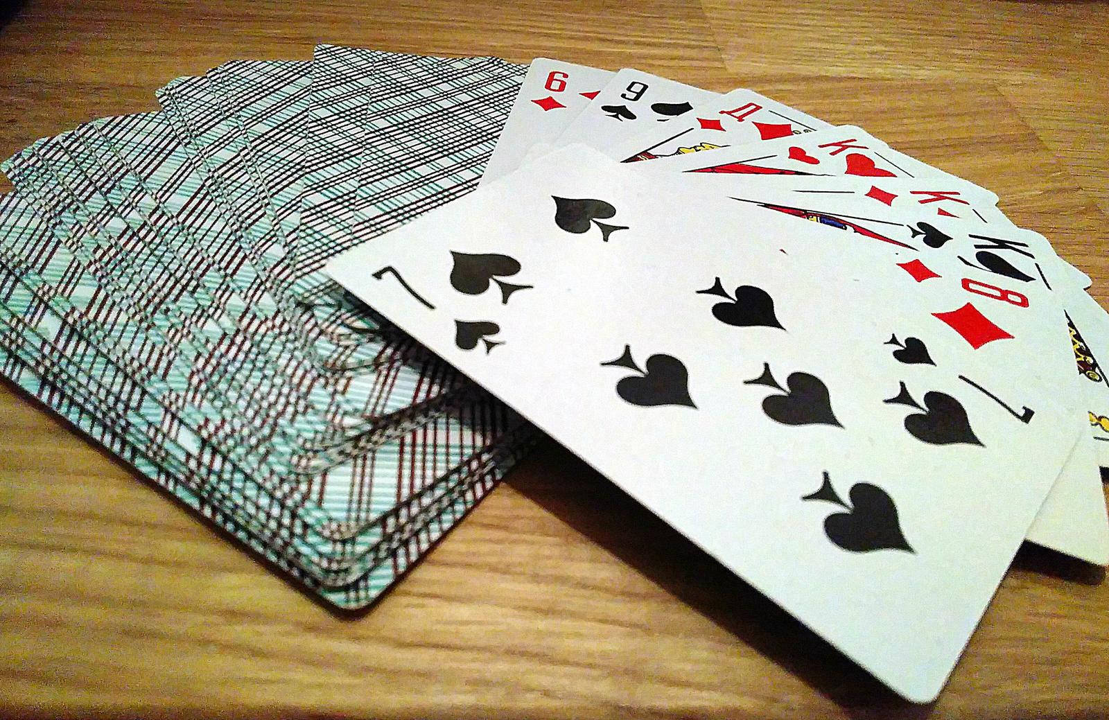 Upside Down Durak Cards Background