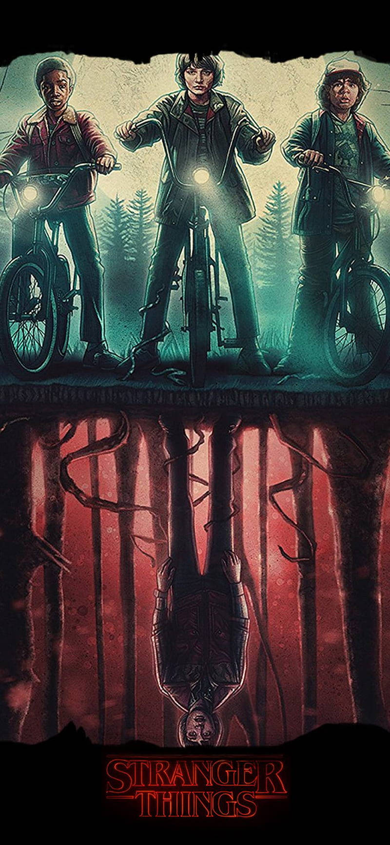 Upside Down Will From Stranger Things Phone Background