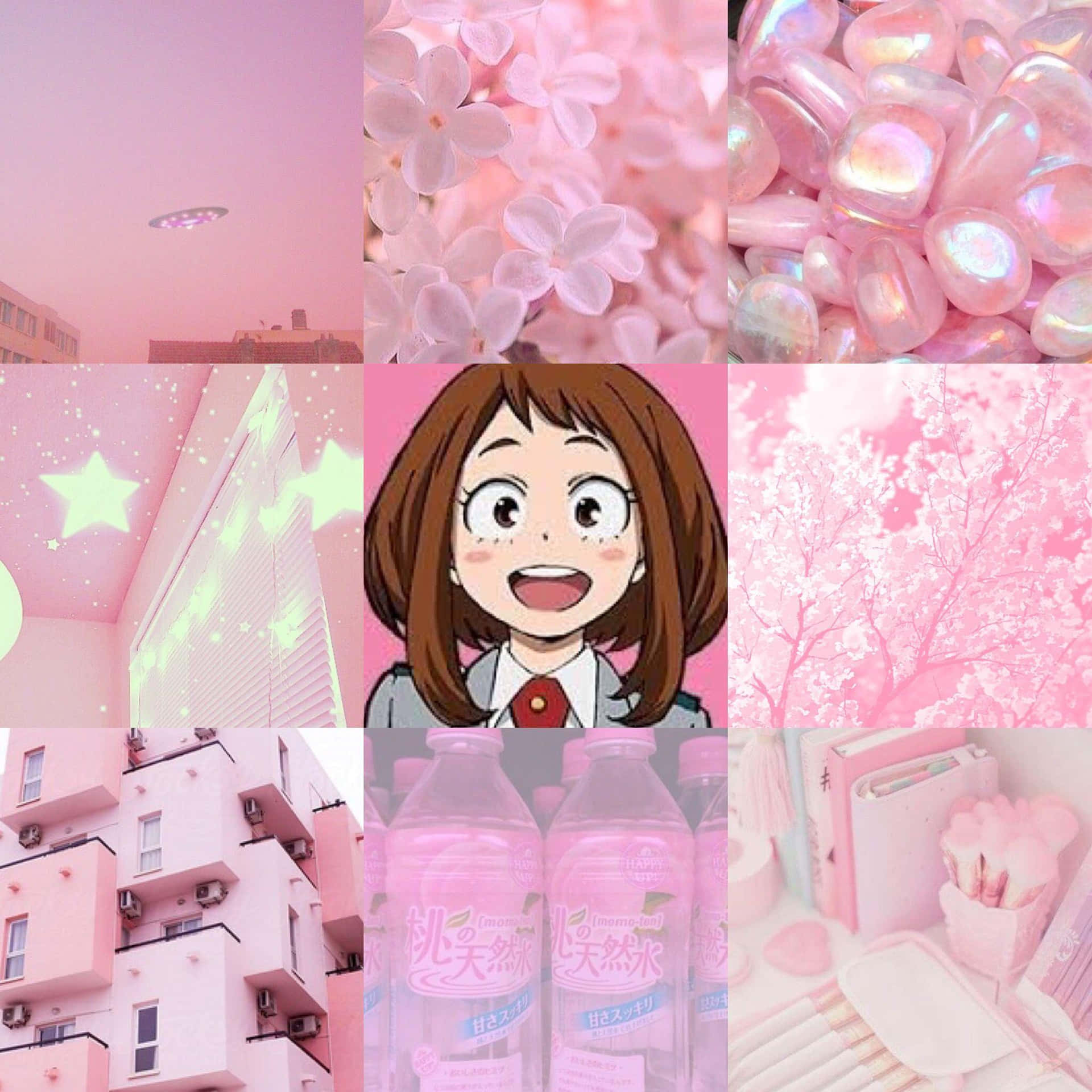 Uraraka Aesthetic Grid