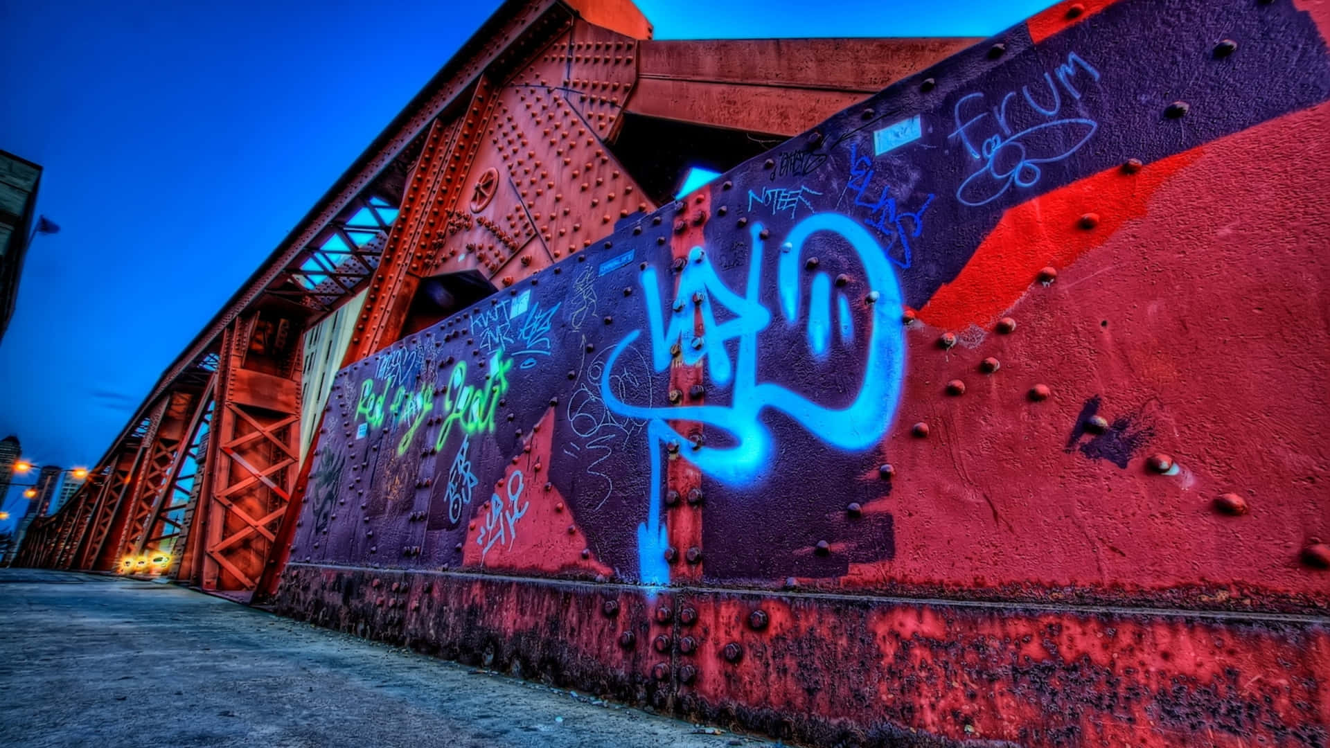 Urban Art Comes Alive In Vibrant Graffiti Background