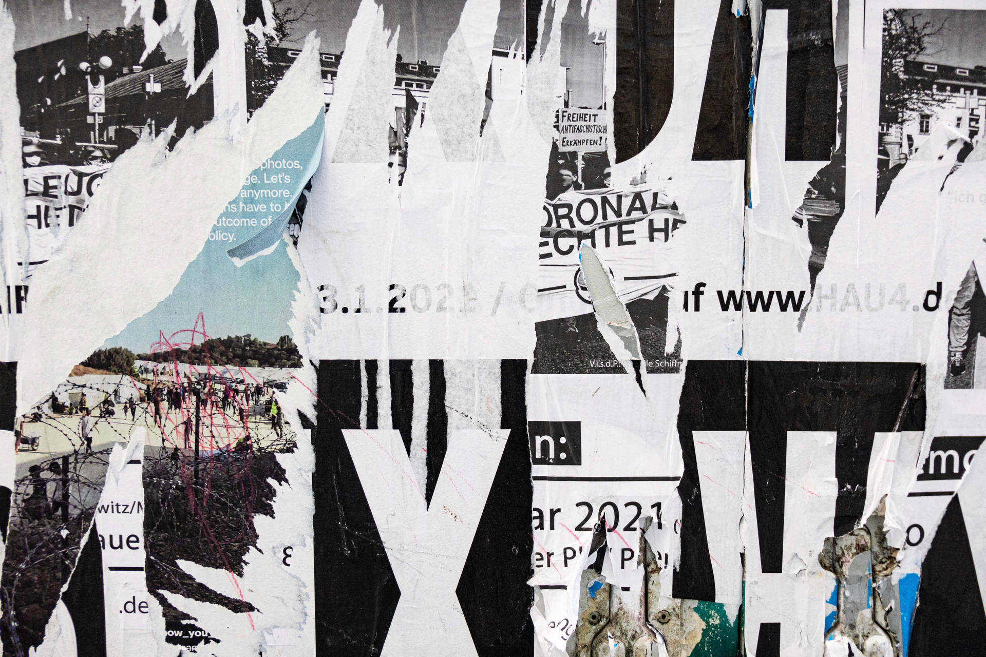 Urban Paper Collage Background
