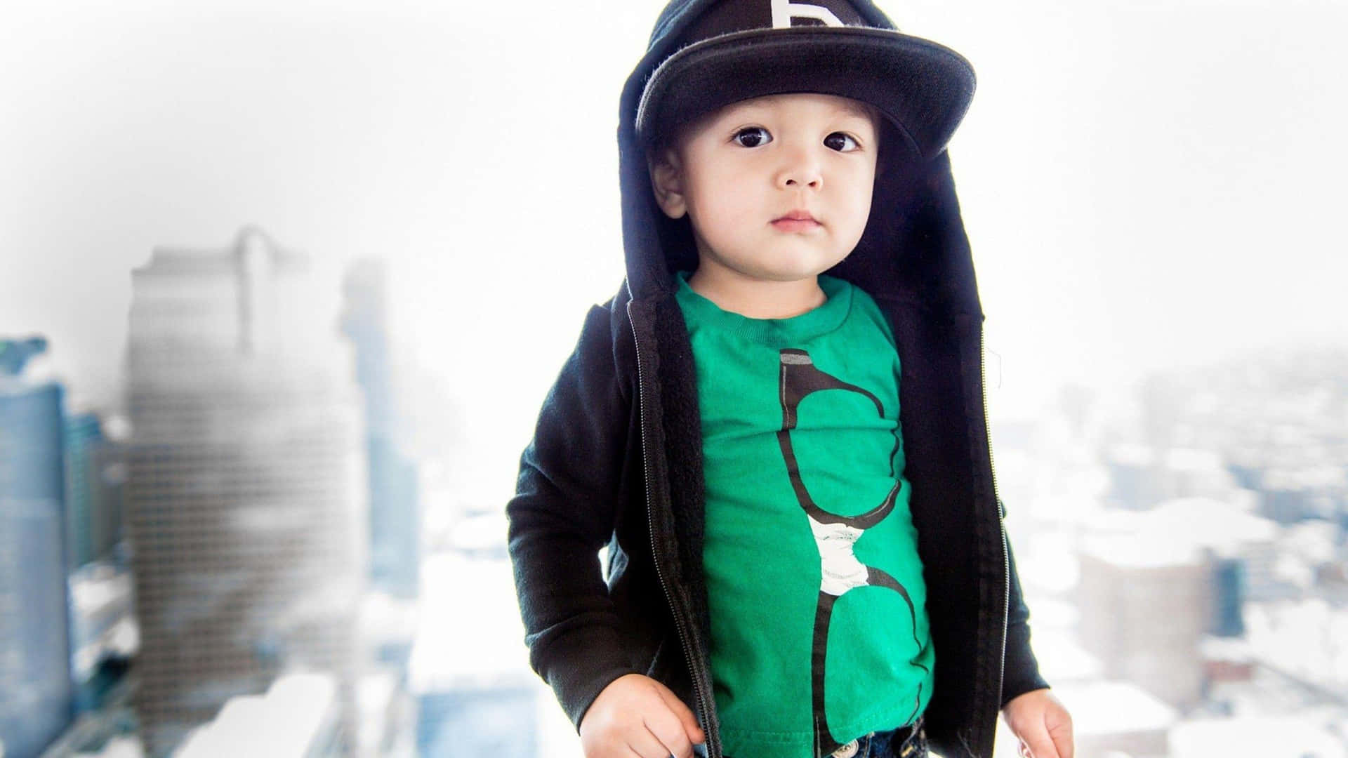 Urban Style Trendsetter - Stylish Boy In Hoodie And Cap