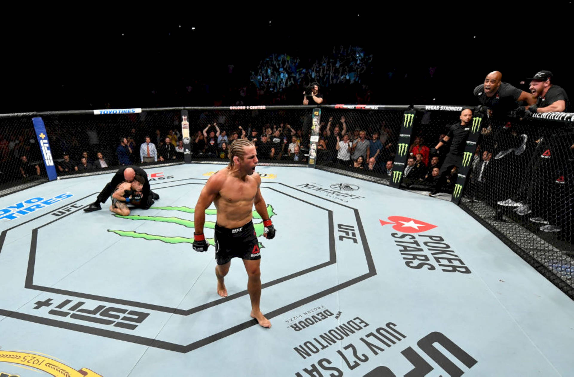 Urijah Faber In The Octagon Ring