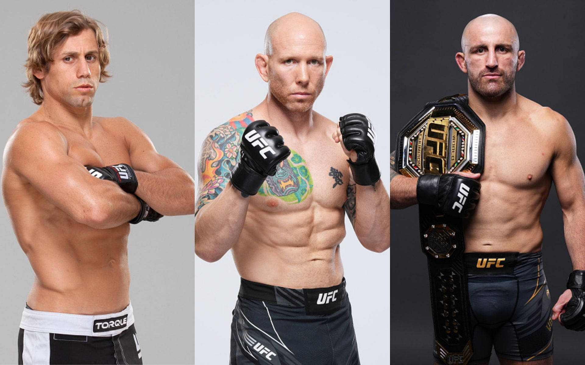 Urijah Faber, Josh Emmett, Alexander Volkanovski