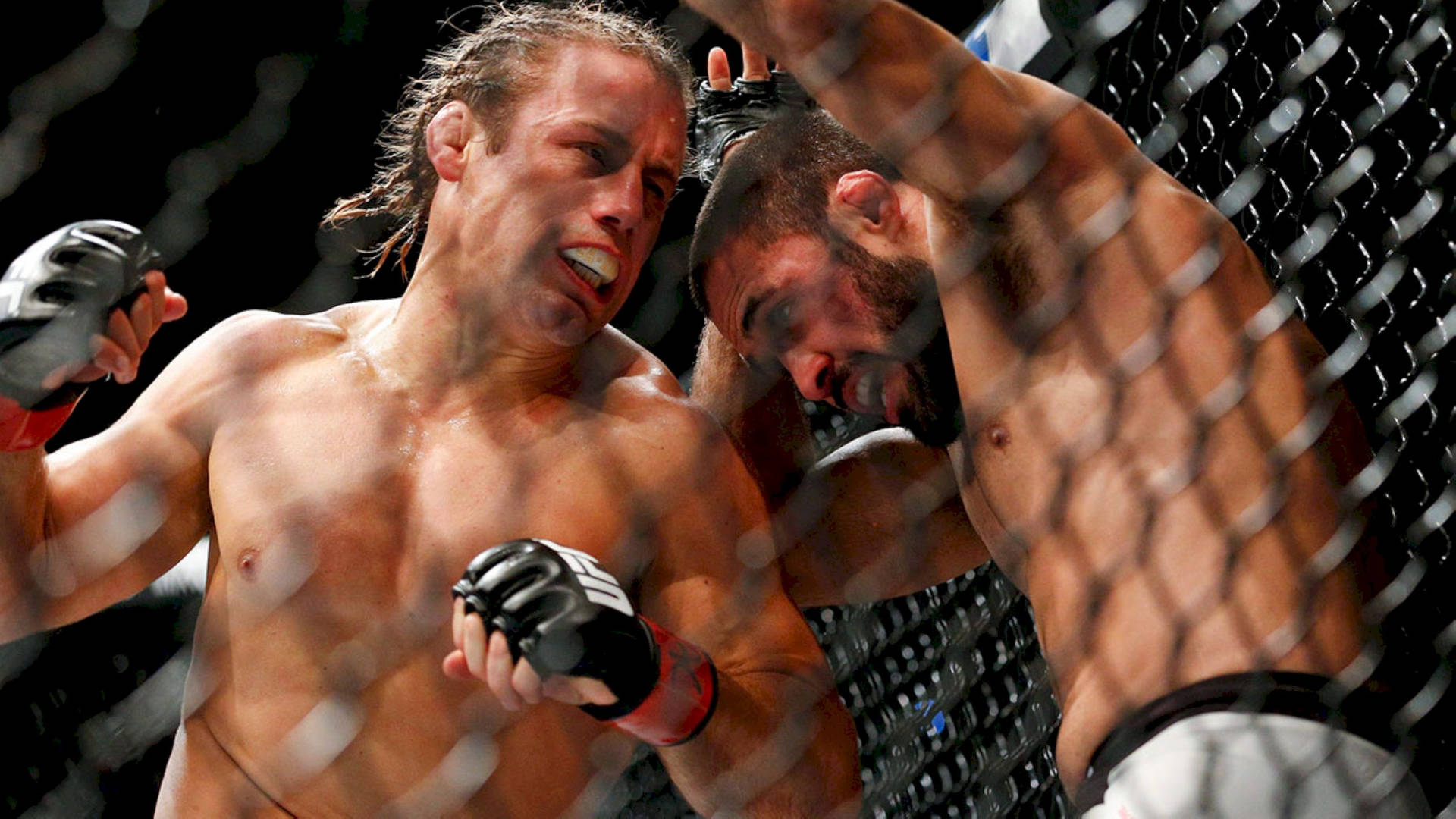 Urijah Faber Launching A Powerful Punch