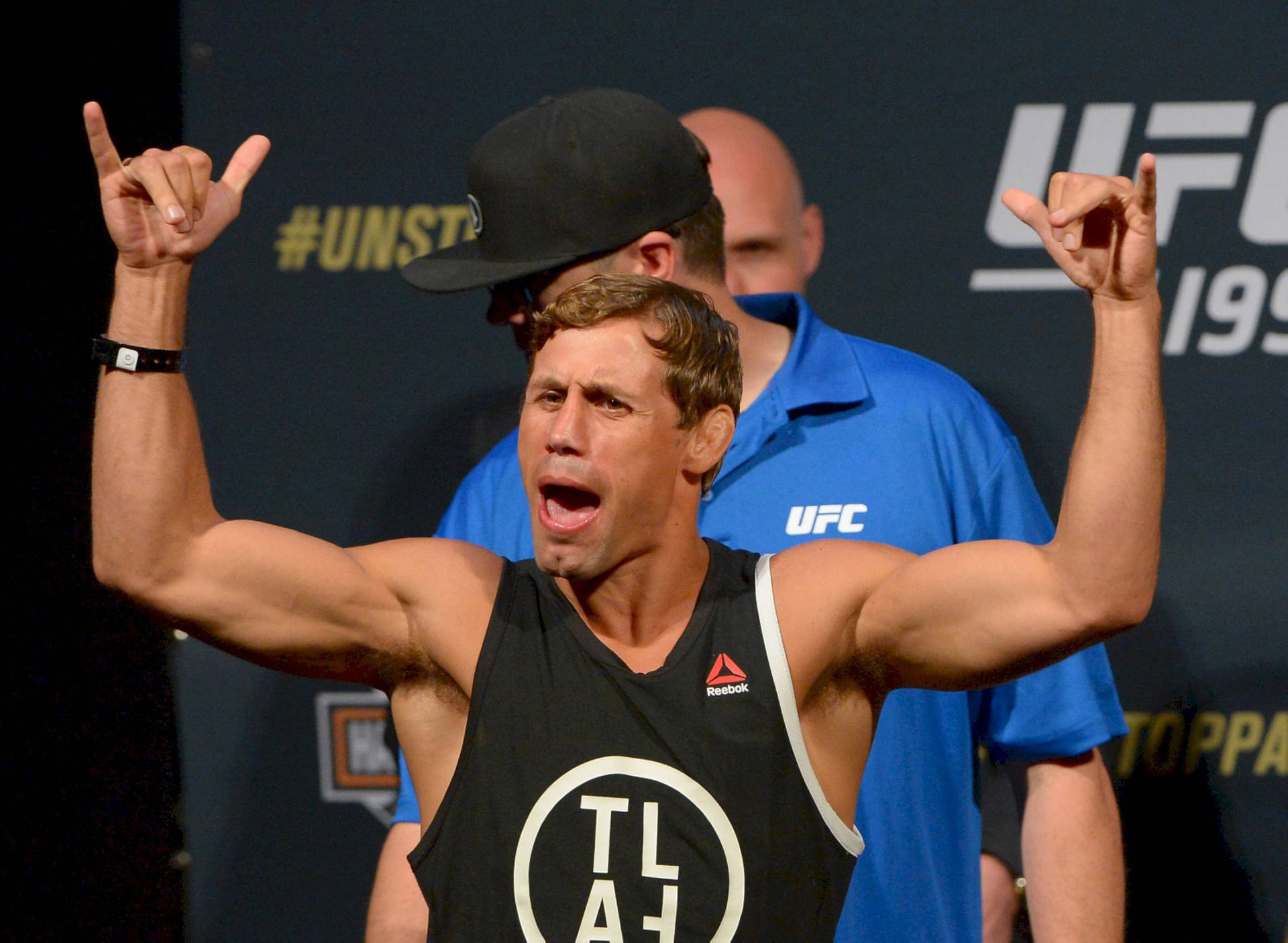 Urijah Faber Making Shaka Gesture