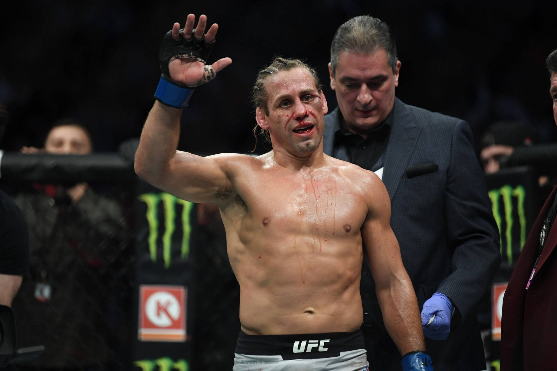 Urijah Faber Waving