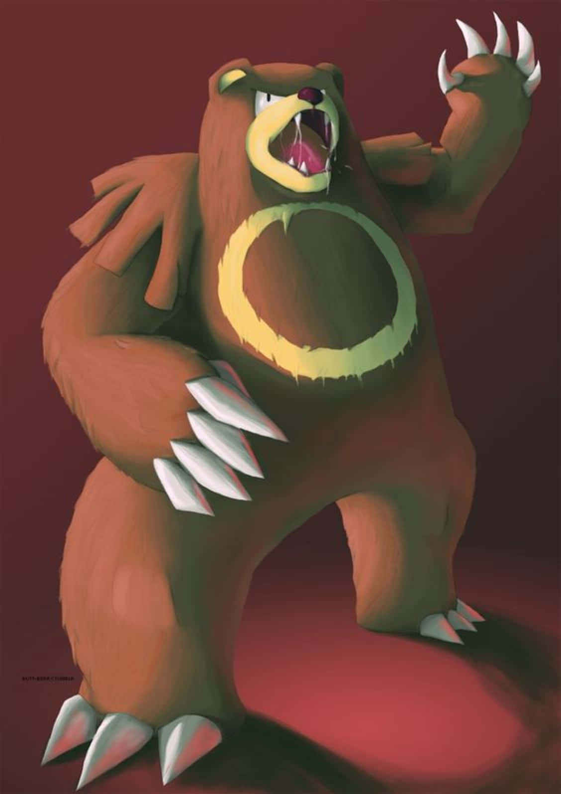 Ursaring 3d Art Phone