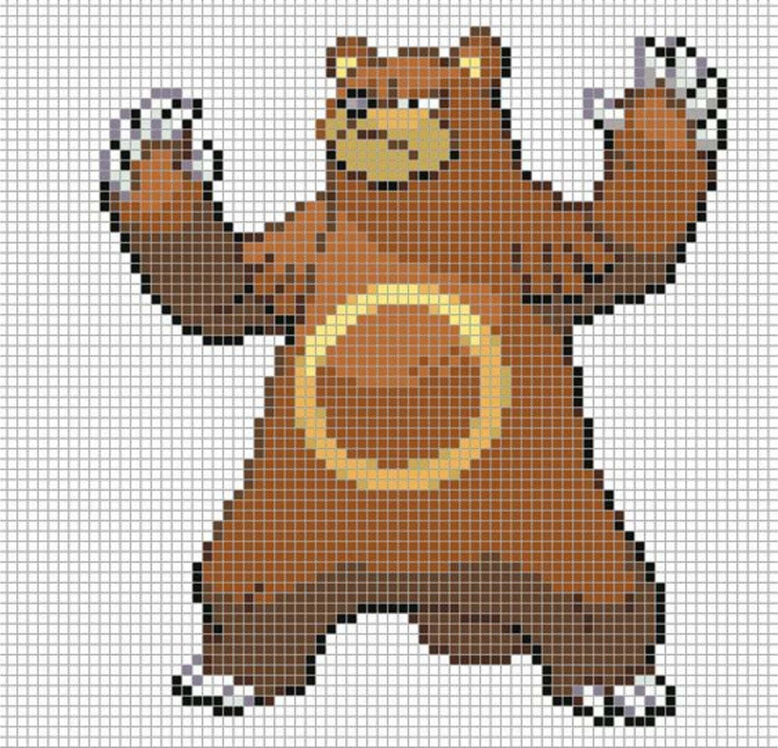 Ursaring Pixel Art