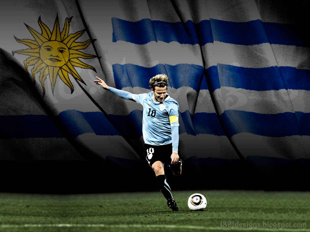 Uruguay Football Diego Forlán Background