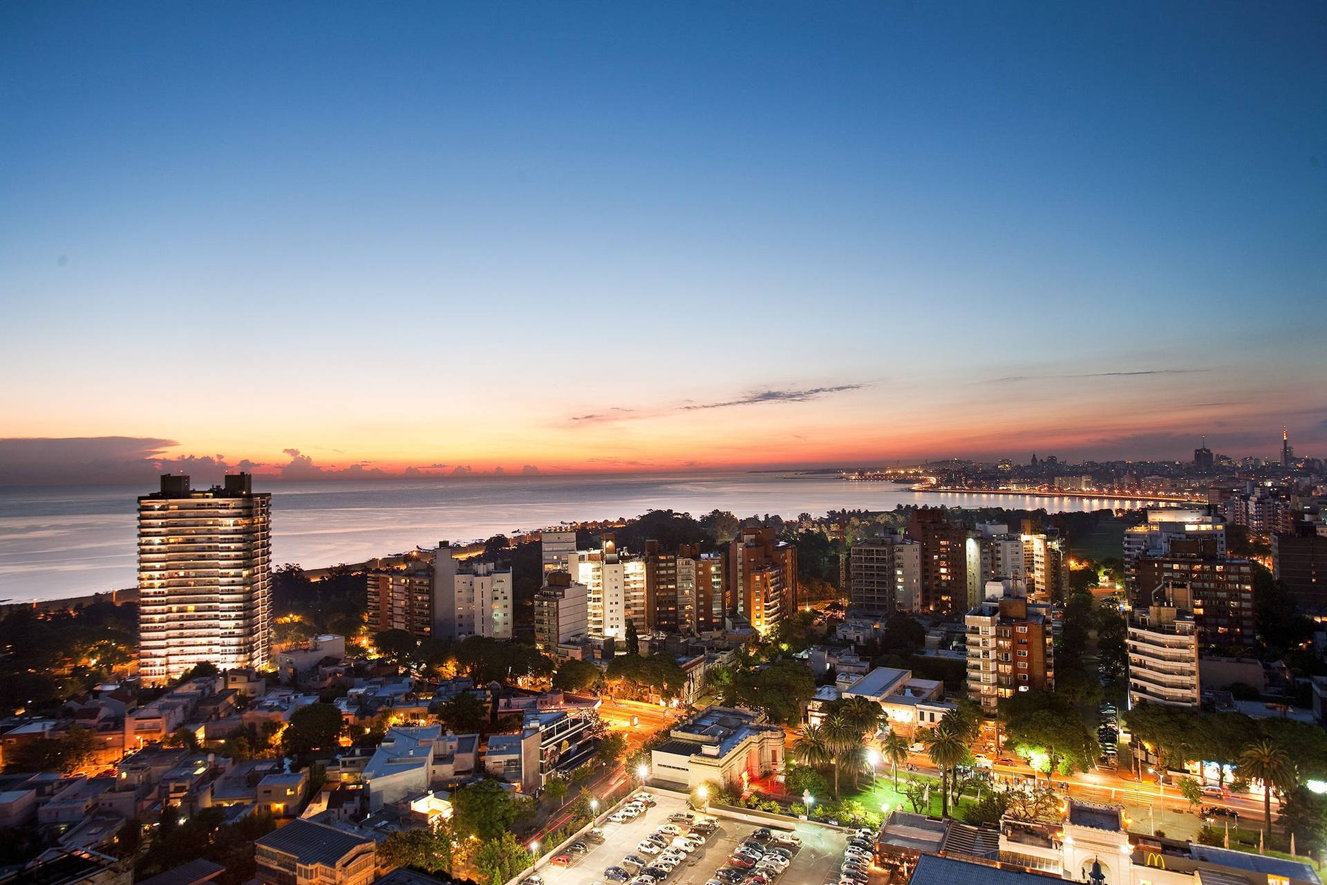 Uruguay Montevideo City View Background