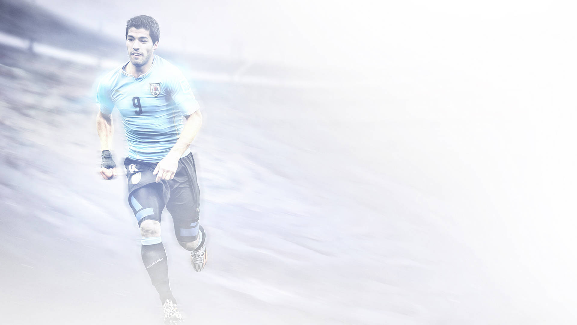 Uruguay National Football Team Luis Suarez Art Background