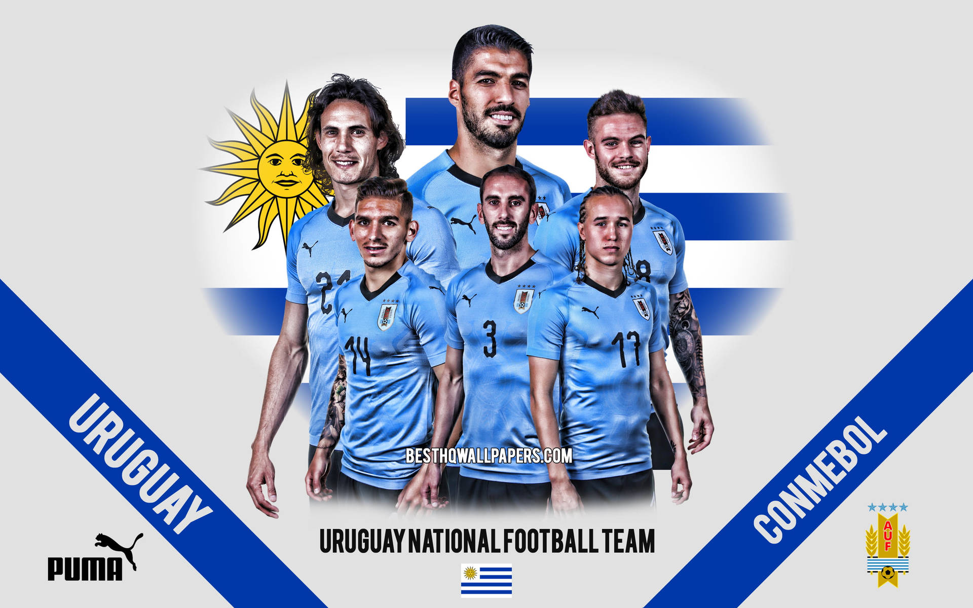 Uruguay National Football Team Puma Shirt Background