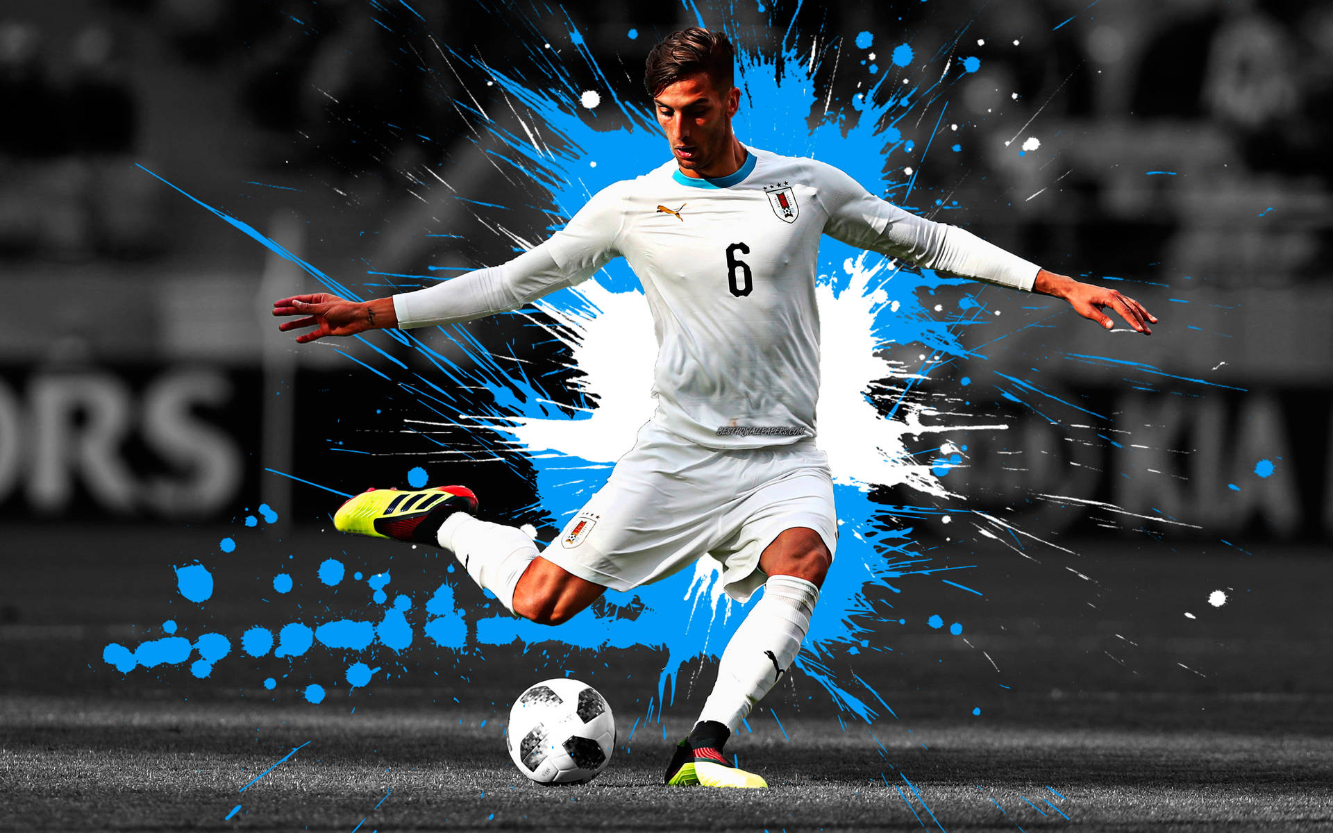 Uruguay National Football Team Rodrigo Bentancur Background