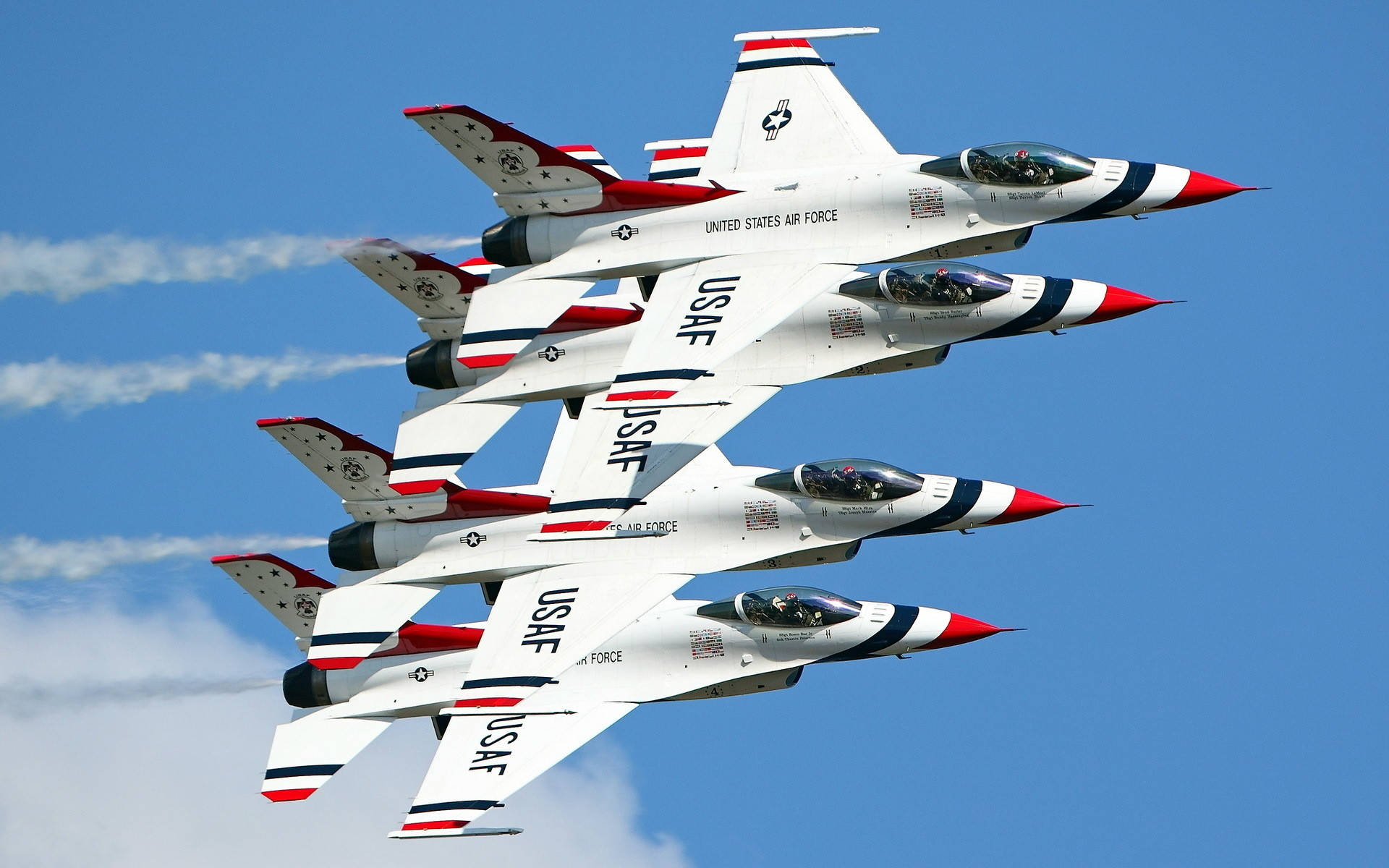 Us Air Force Thunderbirds Formation
