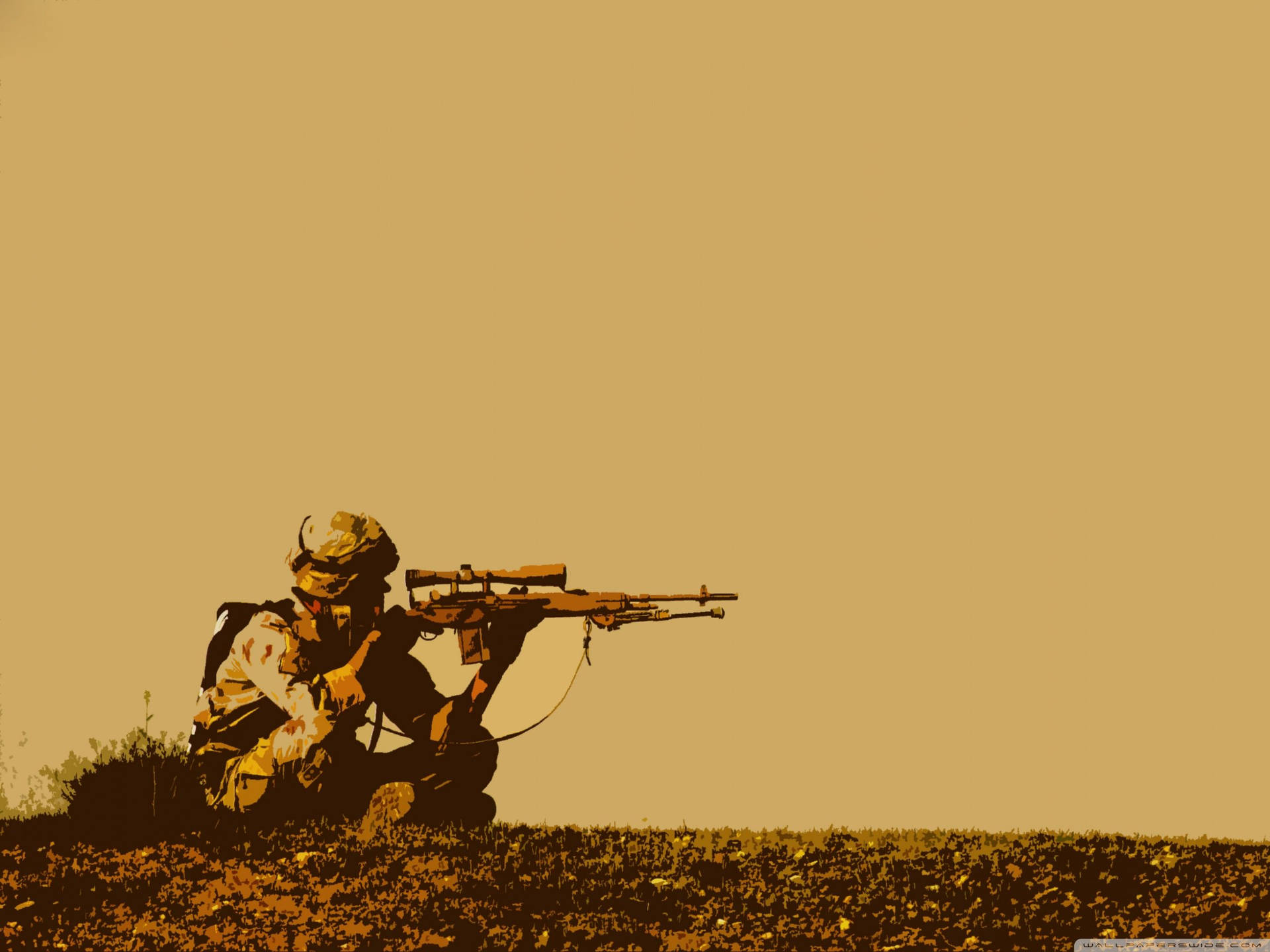 Us Army Sepia Vector Art Background